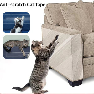 300x450mm Anti-scratch Cat Tape Cat Scratch Deterrent Tape Double-Sided Cat Training Tape Furniture Protection