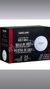 Kirkland Signature 3 Piece Urethane Cover Golf Balls v3.0 24 Balls Performance Plus Premium Set