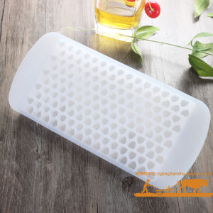 Silicone Mini Ice Cube Tray Multi-Grid Refrigerator Ice Maker Small Ice Blocks Red Worm Freezing Kitchen Cooking Utensils