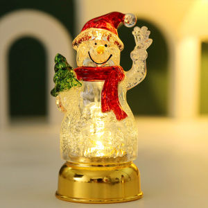 Christmas Decoration Snowman Night Light LED Kids Gift For Bedroom Garden Party Decoration Party Home Office Atmosphere Light