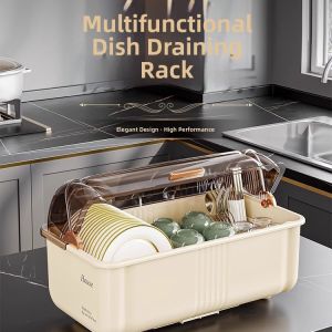 Kitchen Chopsticks and Bowls Drain Water Organizer