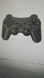 Wireless Controller for PS3 ControllerBuilt-in Dual Vibration Gamepad Compatible for PS3 Controllerwith Charger Cable (Black)