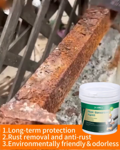 anti rust paint for metal primer cat anti karat besi cat besi anti karat cat pagar besi anti karat metal paint 铁锈转化漆金属防锈漆 500g