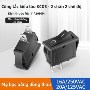 kuicc | Công Tắc Chống Nước Hình Thuyền Có Đèn 3 Chân 2 Vị Trí 16A