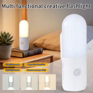Rechargeable Magnetic Wall Light with Motion Sensor LED Night Light Suitable for Ambient Lighting in Corridor Stair and Cabinet