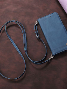 Fashionable Business Style Samsung S24 Ultra Phone Case Full Cover Flip Cover Anti-Fall Crossbody S9 S10e S20 S21fe S22 S23 Note20