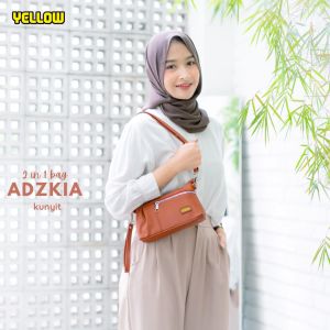adzkia tas slempang wanita by yello anti air tas polos