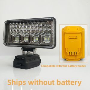 Dewalt Battery Powered Work Light Socket Wrench Outdoor Emergency Repair Lighting Spotlight Concentrated Beam Automotive Tools