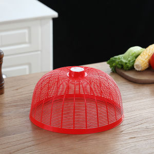 ฝาครอบอาหารแบบกลมขนาดเล็ก ฝาครอบอาหารป้องกันแมลง ฝาครอบอาหารสำหรับโต๊ะอาหารในบ้าน ฝาครอบอาหารแบบพับได้ ฝาครอบอาหารแบบป้องกันแมลง