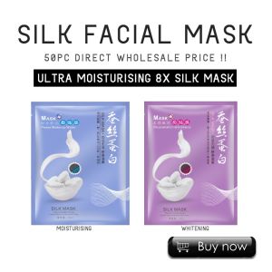 ❤ 50 PC ULTIMATE DEAL ❤ 幻颜草 8X SILK PROTEIN MASK ❤ MOISTURE WHITENING ❤ HIGHLY RAVED SKINCARE ❤