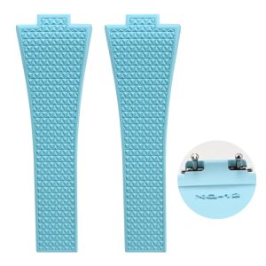 Fluoro Rubber Strap for Tissot PRX Series Super Player 35mm 40mm Convex Men Women Quick Release Watch Band Accessories 11mm 12mm