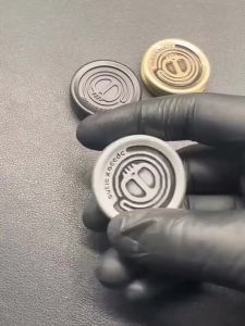 Meade | 1PCS Metal EDC Stress Relief Toy Magnetic Fidget Coins Adult EDC Sensory Toy for Autism Devil Milk Cap Stress Spinner Adult Gift