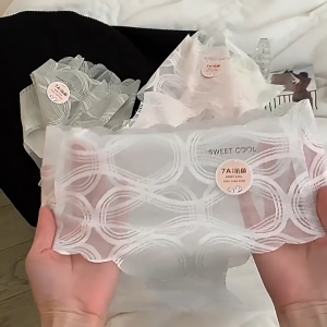 SEA AMILA กางเกงในผู้หญิงแบบไร้รอยต่อทำจากลูกไม้ระบายอากาศได้ดี