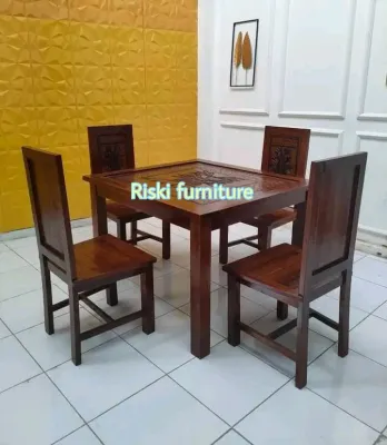 kursi meja makan 1 set minimalis