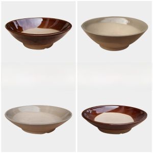 Vintage Ceramic Bowl Traditional Chinese Restaurant Utensils Hot Pot Seasoning Bowl Pork under Pressure Bowl Wine Bowl Rough Bowl