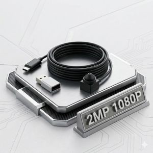 Webcam Mini 8MP 4K/2MP 1080P Có Mic UVC OTG Ống Kính 3.7mm 90 Độ ° Camera USB Góc Rộng Siêu Nhỏ 15x15mm Cho PC Android iOS Cắm Là Chạy