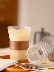 Gelas Kopi Whiskey Japanese Style with Wood Handle 300ML