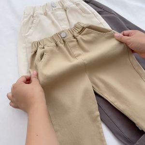 Pants for Kids 5 To 13 Years Boy and Girls Slacks Cotton Jogging Pants for Kids Girls Black White Khaki Slacks Cargo Pants for Kids Girls