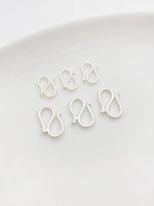S925 Silver Necklace and Bracelet Connection Clasp Jewelry Material Accessories