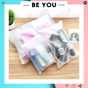 Túi Zip Lụa Mờ Túi Nhựa PE Trong Suốt Đựng Quần Áo Giày Dép Du Lịch - BEYOU