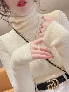 European Goods Turtleneck Wool Knitting Bottoming Shirt Womens Autumn and Winter Fancy Western Style Cashmere Inner Wear Sweater Best Selling Tops