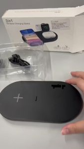 3 in 1 Wireless Charging Dock for Phones Watches and Earbuds