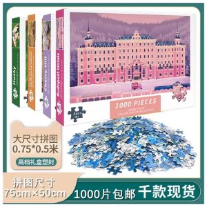 1000 Piece Puzzle Game High Difficulty Cartoon Anime Map for Boys Girls Children Adults Stress Relief Educational Toy