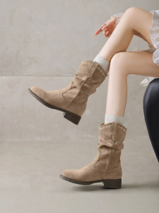 Agsdon | Soft Sole Autumn Western Cowboy Boot