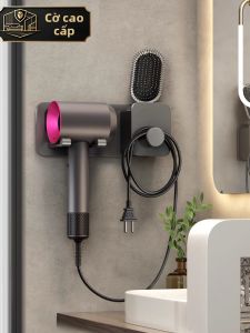 Giá Đựng Máy Sấy Tóc Treo Tường Không Cần Khoan