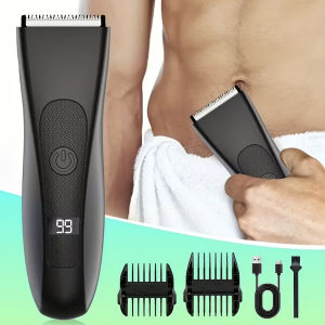Man Electric Body Hair Trimmer Sideburns Razor With 2 Protective Caps For Underarm Leg Hair Razor Rechargeable Male Grooming Kit