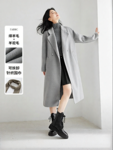 Yigue | Hepburn Style Thick Coat