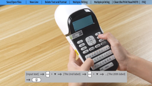 Phomemo LT12 Label Maker Machine Rechargeable Handheld Label Makers with QWERTY Keyboard Portable Bluetooth Labeler with & 1600+ Icons 30+ Fonts for Home Office