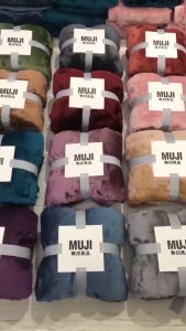 Chăn lông tuyết MUJI xuất Nhật đủ màu 18kg - Hàng loại 1