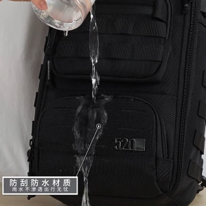 OZUKO Tactical Crossbody Bag Men Sling Waterproof Oxford Chest Pack MOLLE System Travel Multi Pocket Outdoor Shoulder