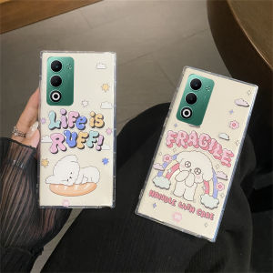 ใหม่ เคส Phone Case OPPO A5X A5 Pro A17 A17k A77s A77 A57 4G 5G การ์ตูนน่ารักแฟชั่นร้อนอบเชยสุนัขสนูปี้เคสมือถือโปร่งแสงนิ่มป้องกันการตก เคสโทรศัพท Cover 2025