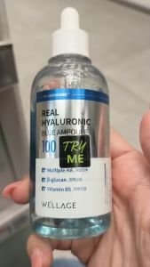 [สินค้าของแท้100% พร้อมส่ง] WELLAGE  REAL HYALURONIC BLUE AMPOULE 75ml.&100ml.