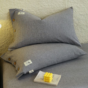 Áo Chăn Gối Cotton Nguyên Chất Một Đôi Dùng Trong Nhà Áo Lót Bên Trong Cho Gối 48cmx74cm Áo Chăn Gối Nguyên Khối Cotton Nguyên Chất