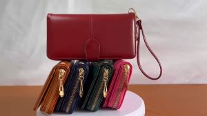 2023 Wallet Long Zipper Buckle Large Capacity Multi-Card Wallet Card Bag PU Wallet