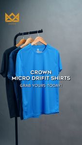 Crown Ladies Micro Drifit Round Neck Tshirt: A Perfect Fit for Men & Women