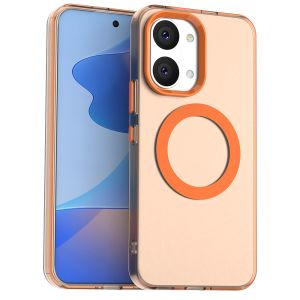 szhaiyu | Frosted Transparent Magnetic Phone Case for Poco X8 Pro Max Case for Poco X7 Pro for Magsafe Wireless Charge Protective Cover