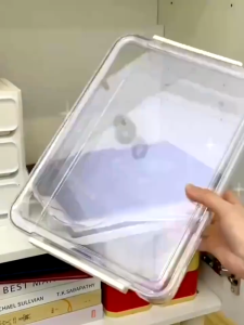 🇲🇾 Ready Stock A4 Document Storage Box Desktop Stackable Transparent Box Paper Books File Large Capacity Organizer 文件收纳盒