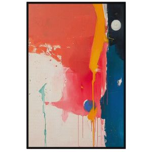 Tranh trừu tượng sơn dầu. Tranh treo tường dán tường Canvas. CGI-241