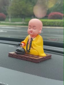 KAXINU | Solar Power Monk Car Decor