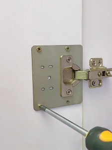 【COD】30x Stainless Steel Hinge Repair Plate Wardrobe Cabinet Door Fixed repair patch，With screws for Strong Fixation for Kitchen/Wardrobe