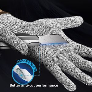 MONLEYTA | Level 9 Cut Resistant Gloves Breathable Kitchen Work Gloves Anti Slip Wear Resistant Fish Killing Special Seafood Handling Gloves