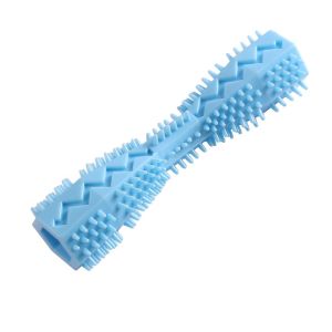 Durable Dog Teething Chew Stick Toy Bite‑Resistant Leakage Food Dispensing Pet Teether Stick Dog Teeth Cleaning Interactive Play
