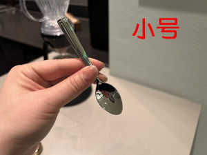304 Stainless Steel Exquisite Coffee Spoon Pointed Head Dessert Spoon Infant Feeding Small Spoon Drinking Yogurt Spoon Feeding Medicine
