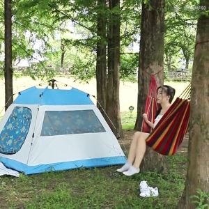 Hammock Portable Camping Cotton Rope Outdoor Hammock Duyan