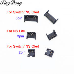 1-5PCS Motherboard Battery Socket For SwitchNS Oled NS Lite Console Battery Port Interface Rechargeable Snap Plug Replacement
