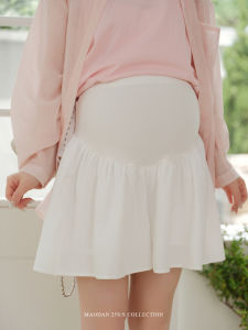 Quần Short Bầu Cua Mùa Hè Mỏng an Toàn Quần Short Ống Rộng Thường Ngày Cho Phụ Nữ Mang Thai Quần Áo Bầu Cua Mùa Hè